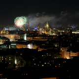 fireworks in Moscow