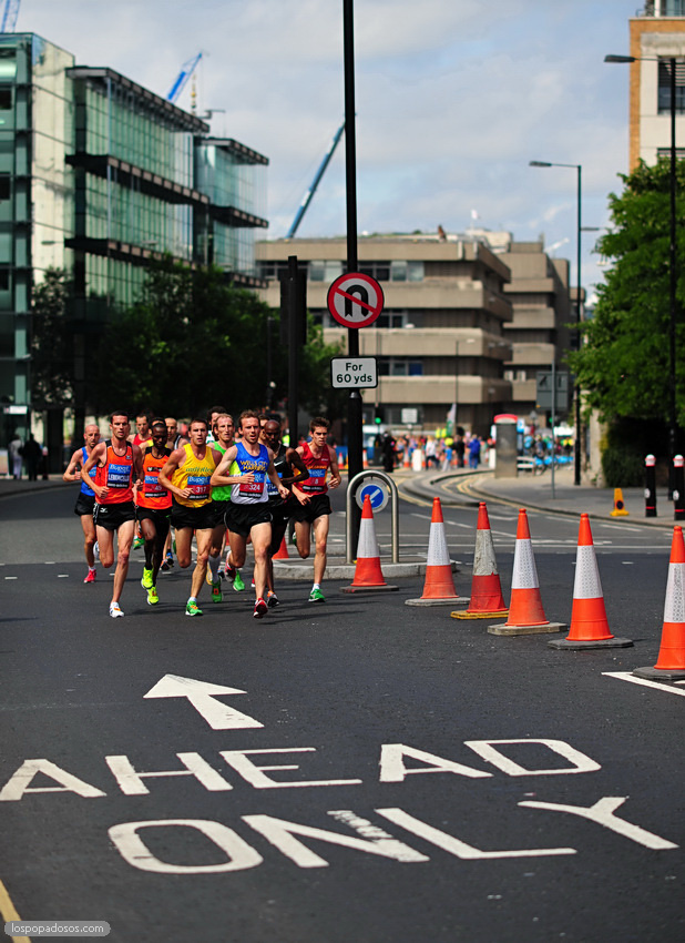 London marathon and trial